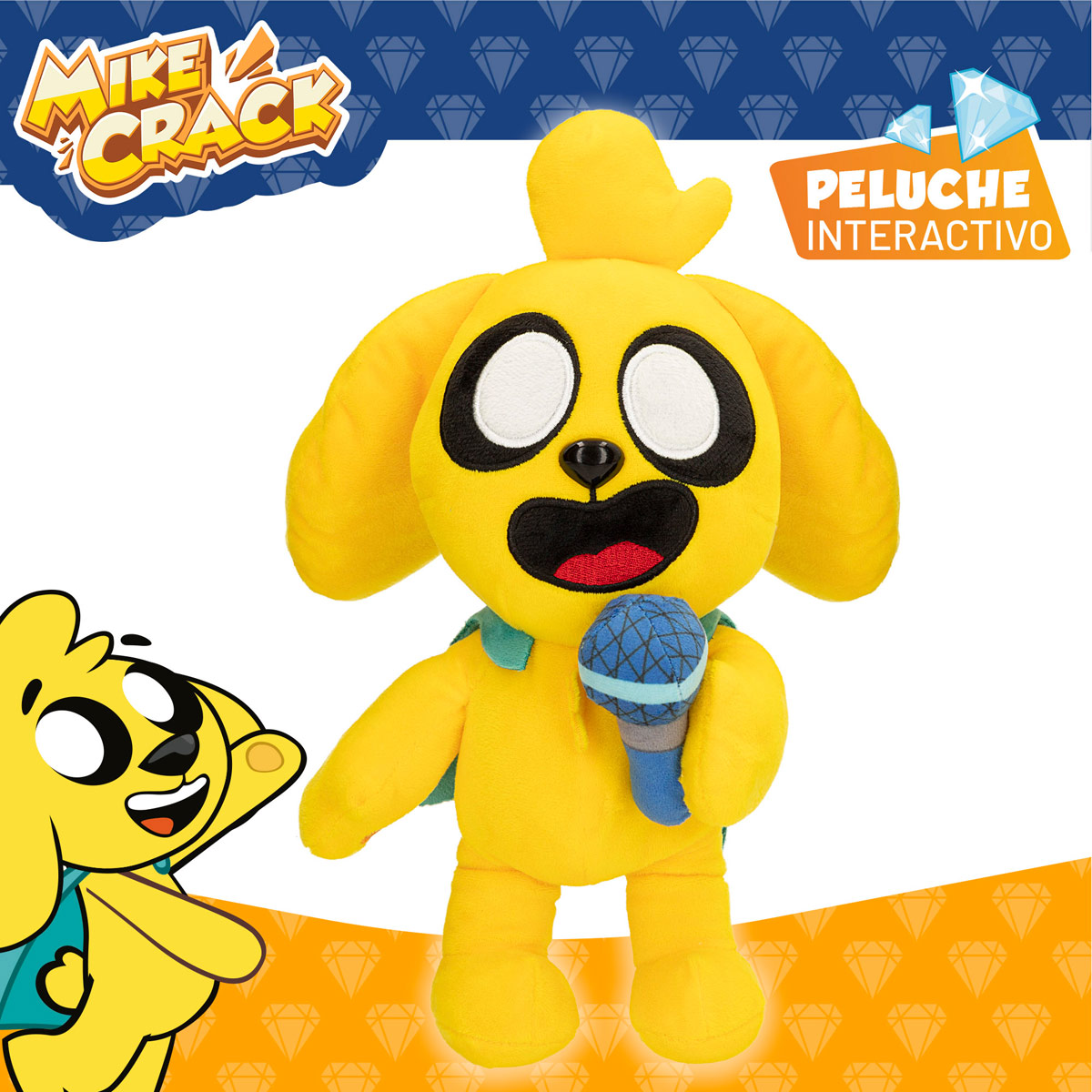 Mikecrack Peluche Original Mike Peluche Interactivo 29cm Mikecrack