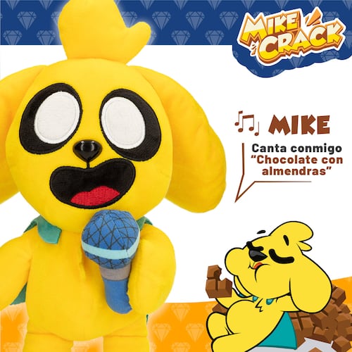 Mike Peluche Interactivo 29cm Mikecrack