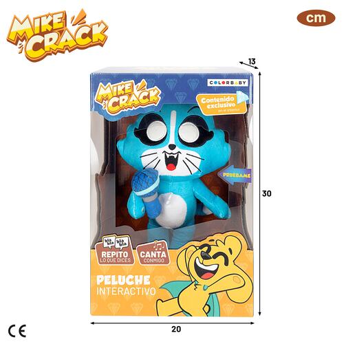 Akela Peluche Interactivo 29cm Mikecrack