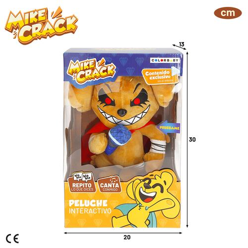 Exe Peluche Interactivo 29cm Mikecrack