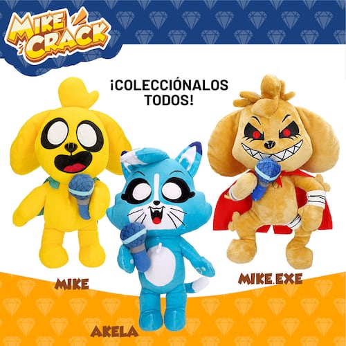Exe Peluche Interactivo 29cm Mikecrack