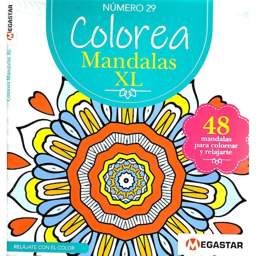 Revista Colorea Mandalas XL Megastar