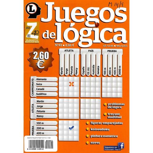 Revista Paquete Pasatiempos 3X$99 Orión