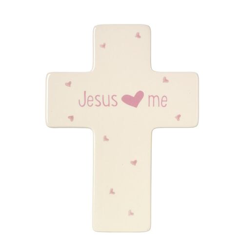 Jesus loves me girl cross