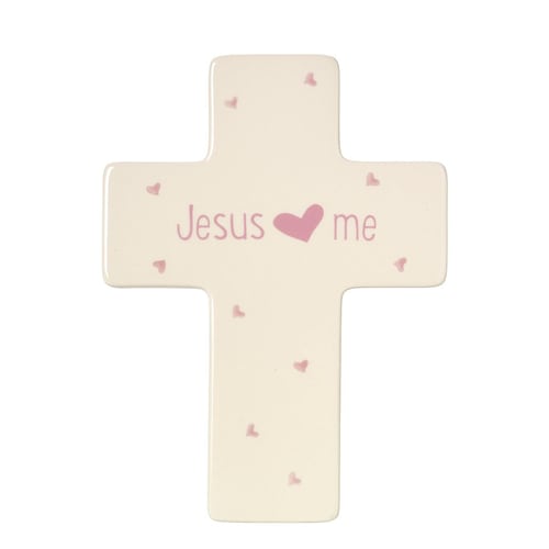 Jesus loves me girl cross