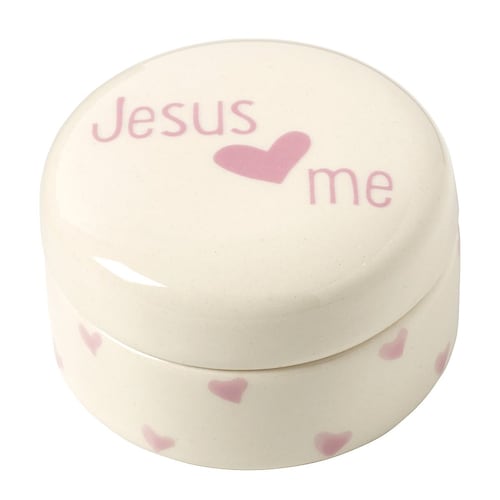 Jesus loves me girl covered box