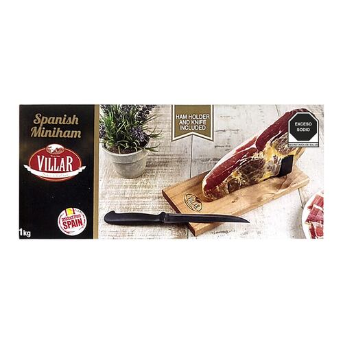 Mini Jamón Villar 1 kg.