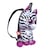 TY Fashion ZOEY - sequin pink zebra backpack