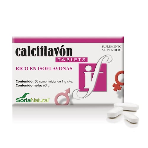 Suplemento alimenticio Calciflavon 60 tabletas Soria Natural