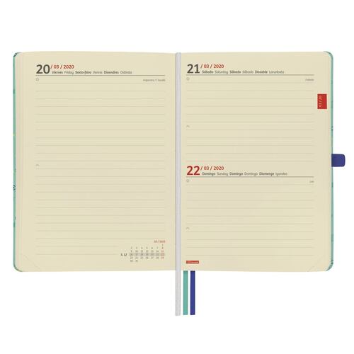Agenda Finocam 1 Día por Página 2020 Diseño Mar