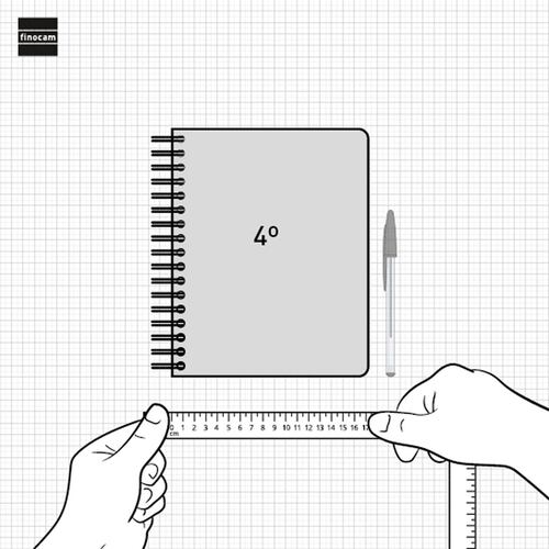 Agenda Talkual 1/4 Semana Vista Horizontal 2024 Shine