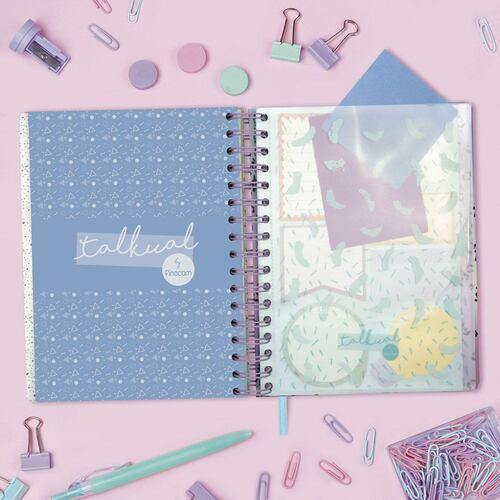 Agenda Talkual 1/4 Semana Vista Horizontal 2024 Shine