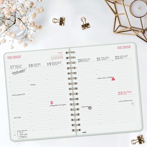 Agenda Espiral Semanal Vertical 2025