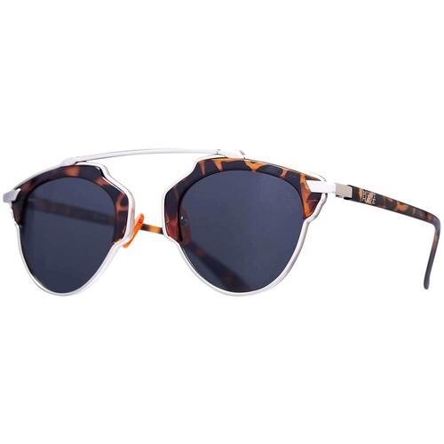Lentes de sol Musthave foto del día café y plateado