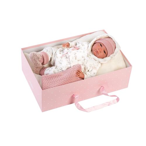 Muñeco Reborn sin Cabello Rosa Llorens