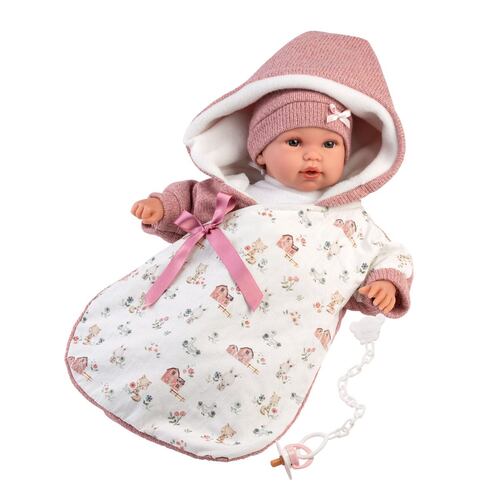 Muñeca Recién Nacida 36 cm con Saquito Llorens