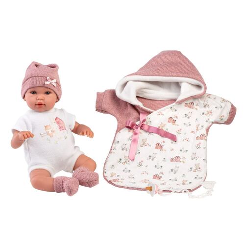 Muñeca Recién Nacida 36 cm con Saquito Llorens