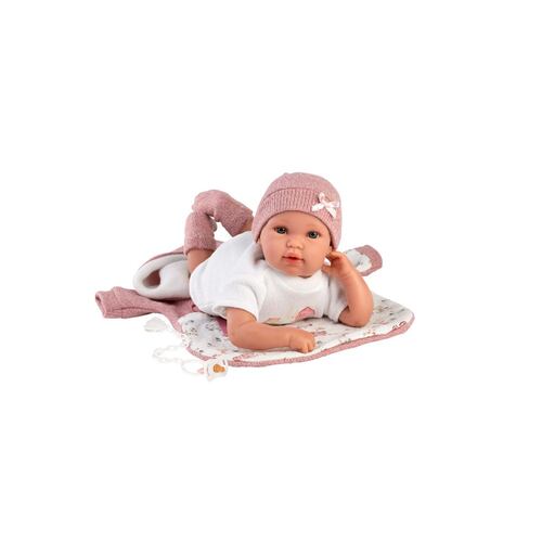 Muñeca Recién Nacida 36 cm con Saquito Llorens