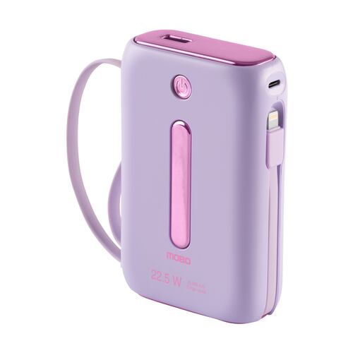 Batería Mobo 20000 Mah 22.5W Lila Stella Portatil