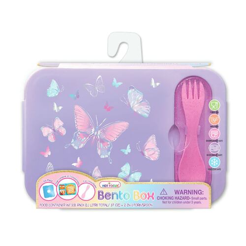 Lonchera Bento Mariposas de Hot Focus 451TB