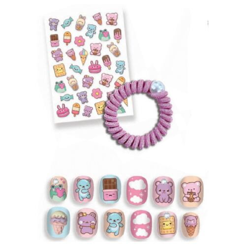 Kit para Diseño de Uñas con Accesorios de Dulces Critter Hot Focus