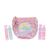 Juego de 4 Brillos para Labios Rainbow Beauty Carrier