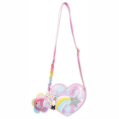 Bolsa Bandolera en Forma de Corazón - Arcoíris Hot Focus