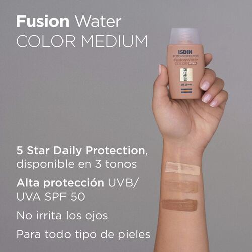 Fotoprotector Fusion Water Color Medio SPF50 50ml