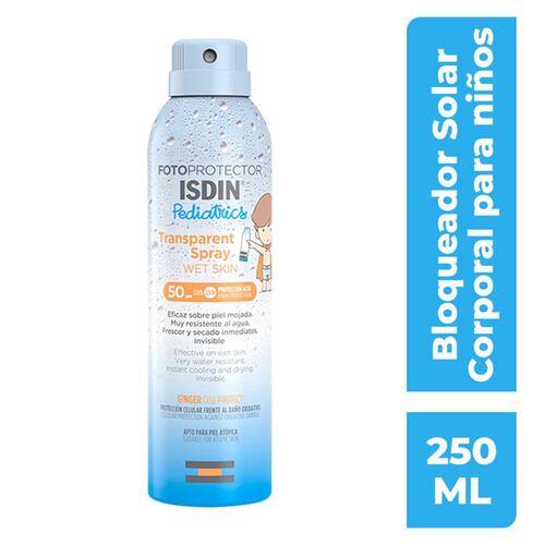 Fotoprotector Transparent Spray Wet Skin SPF50 250ml