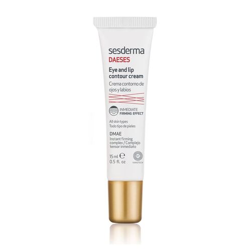 Crema contorno de ojos y labios Daeses, complejo tensor inmediato 15 ml
