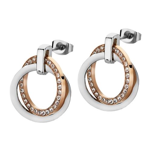 Aretes Dos Piezas Redondas Lotus Style Urban Woman para Mujer