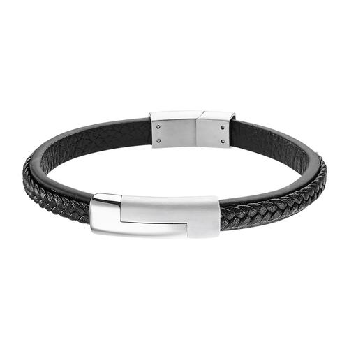 Pulsera de Piel Lotus Style para Hombre