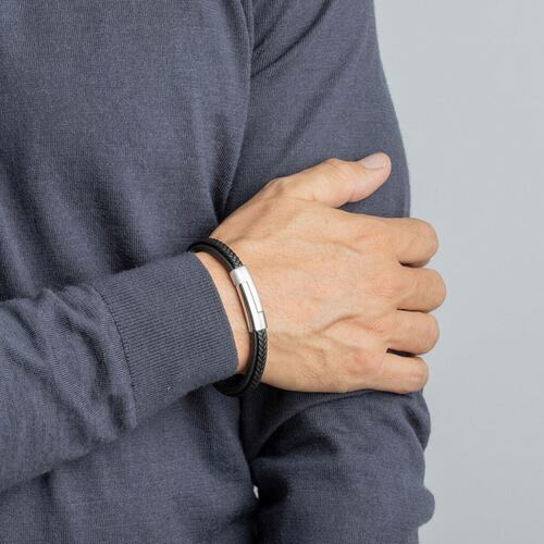 Pulsera de Piel Lotus Style para Hombre