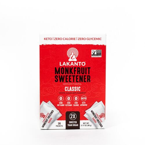 Lakanto MonkFruit Sweetener Classic Sobres
