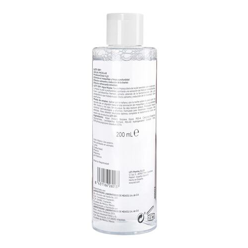 Agua Micelar Leti Sr 200 Ml