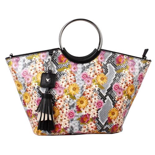 Bolso Pepe Moll satchel floreado