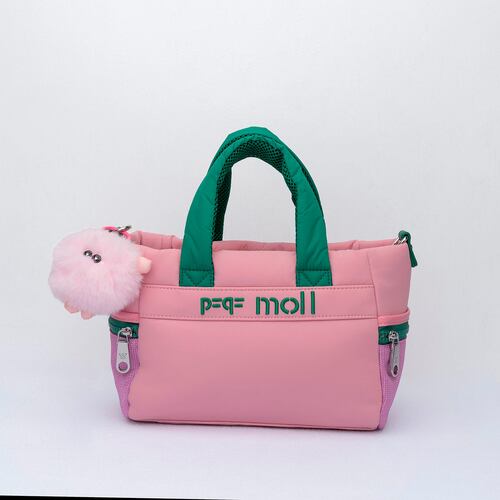 Bolso Satchel Pepe Moll Color Pink/Green para Mujer