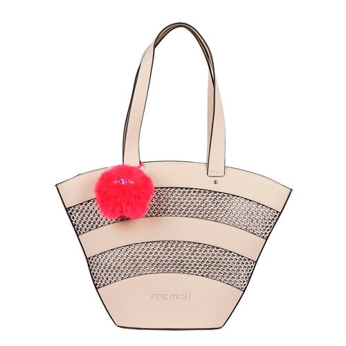 Bolso Tote Pepe Moll Color Black/Sand para Mujer