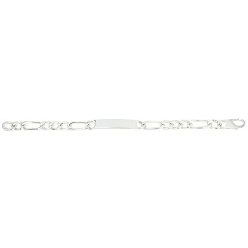 FB, Pulsera varon  de plata 925 esclava BP, con acabado en plateado