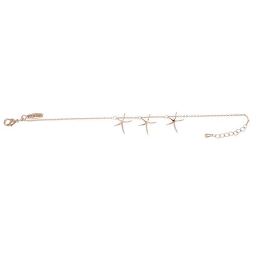 Pulsera Cadena Dijes Estrellas de Mar Chapado Ororosa Korei