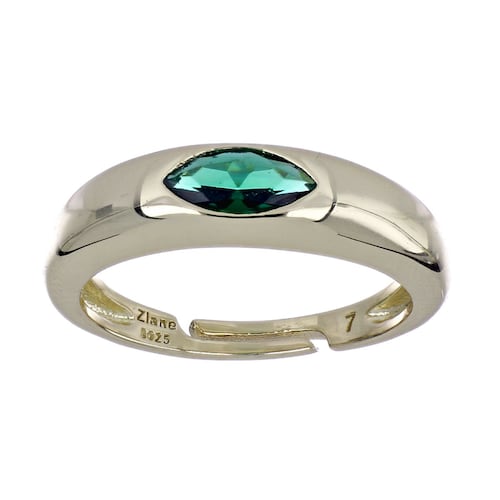 Anillo Plata 925 Chapado Oro Ziane