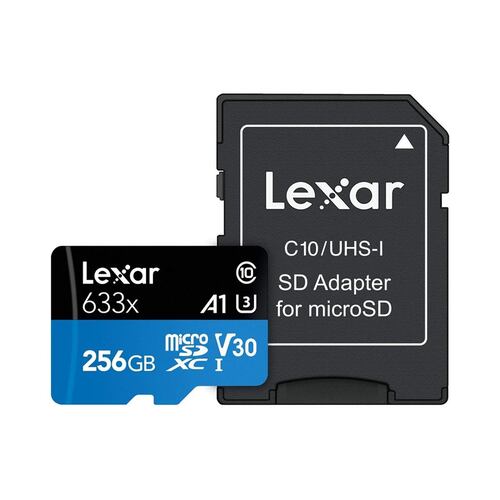 Tarjeta Micro SD Lexar 256GB
