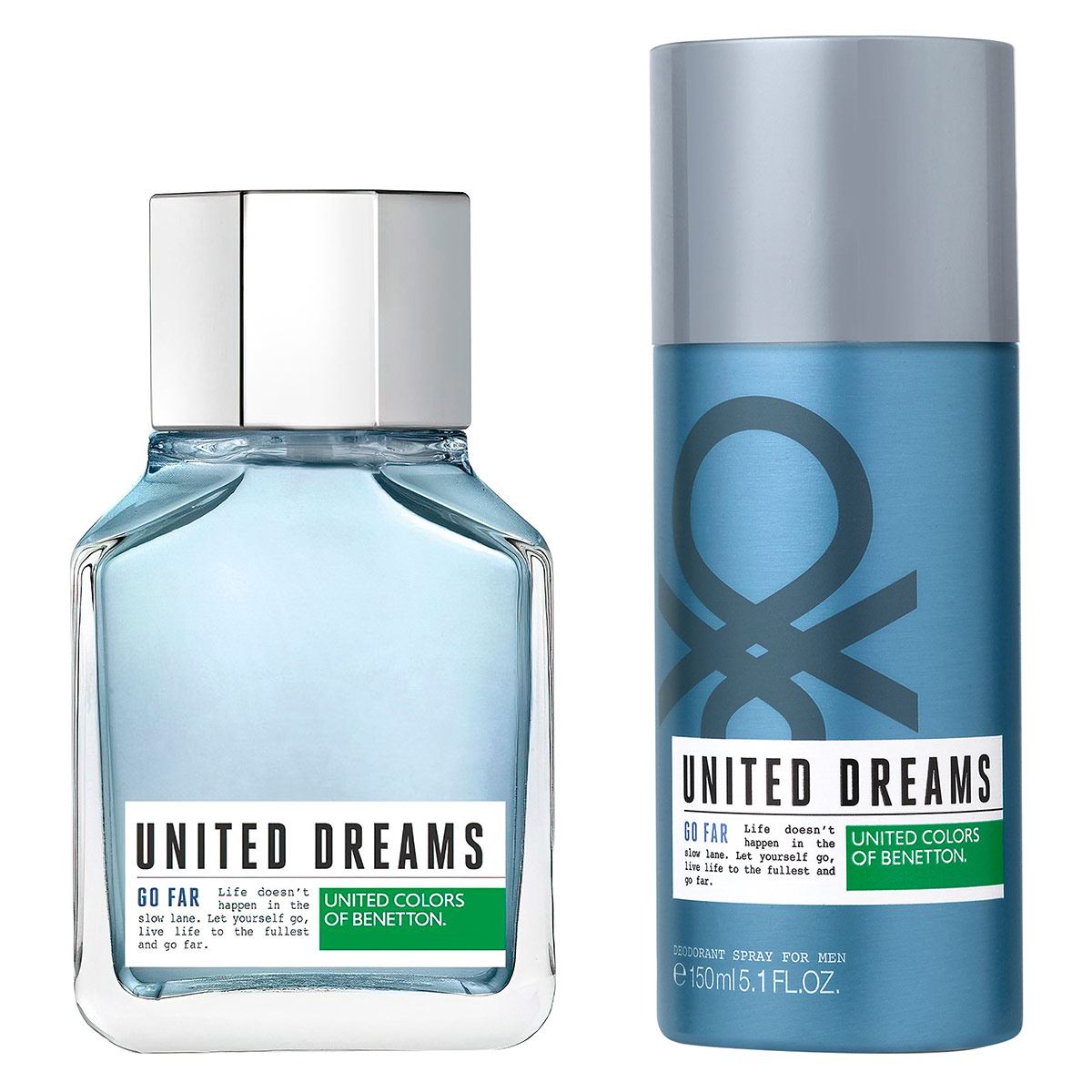 Benetton United Dreams Go Far Set Para Caballero Perfume EDT 100ML ...