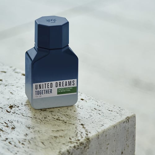 Fragancia para caballero, Benetton, United Dreams Together for him, EDT 80 ML + 2 boosters 10ML