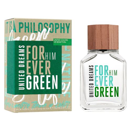 Benetton United Dreams Forever Green Him EDT  100ml Perfume para Caballerro