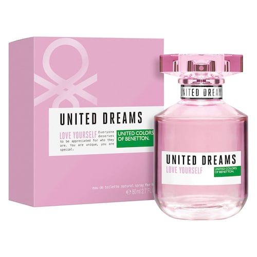 Benetton United Dreams Love Yourself Set Para Dama Perfume EDT 100ML + Bolsa + Cartera + 3 Muestras Sisterland