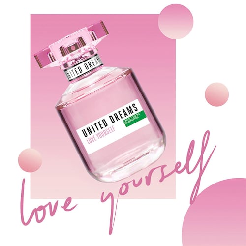 Benetton United Dreams Love Yourself Set Para Dama Perfume EDT 100ML + Bolsa + Cartera + 3 Muestras Sisterland
