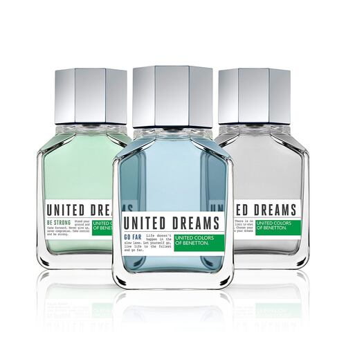 Benetton United Dreams Aim High Set Para Caballero Perfume EDT 200 ML + Regalo + Bolsa