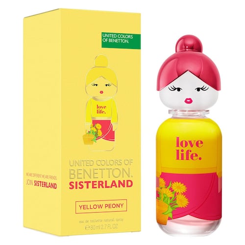 Benetton Sisterland Yellow Peony Eau de Toilette 80ml Perfume para Mujer