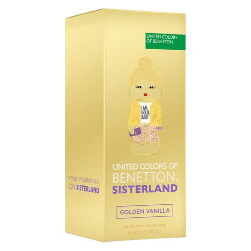 Eau de Parfum para Mujer Sisterland Golden Vainilla 80ml